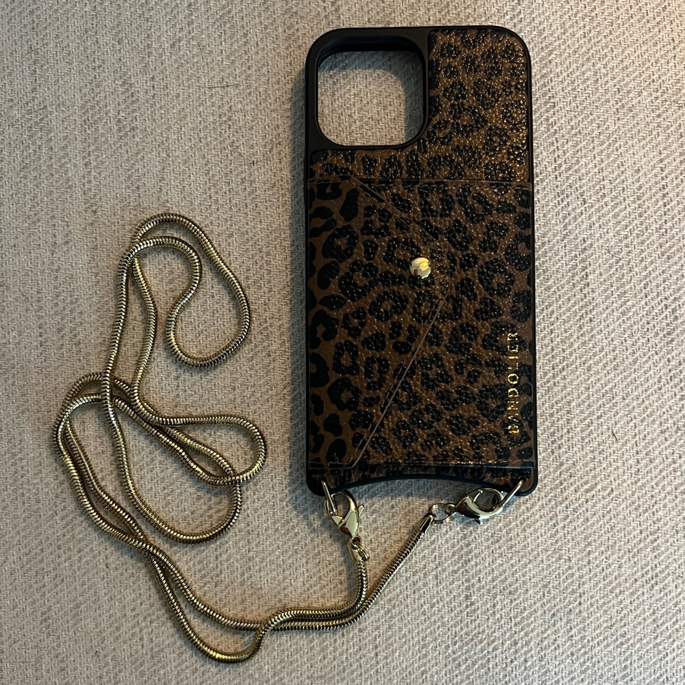 Bandolier- Gia Side Slot crossbody. iPhone 13 Pro max